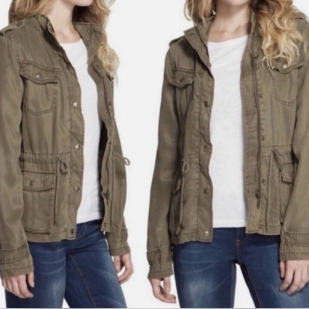 Max Jeans 100% Tencel Utility Jacket